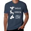 Squat Bench Deadlift Power Lifting Powerlifting TShirt Street Style Casual Tee Shirt