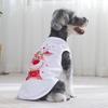 Christmas Pet Dog Clothes Small Dogs Vest Shirt Cat Costume New Year Dress Up Apparel Puppy Pullover Snowman Elk Print Yorkshire