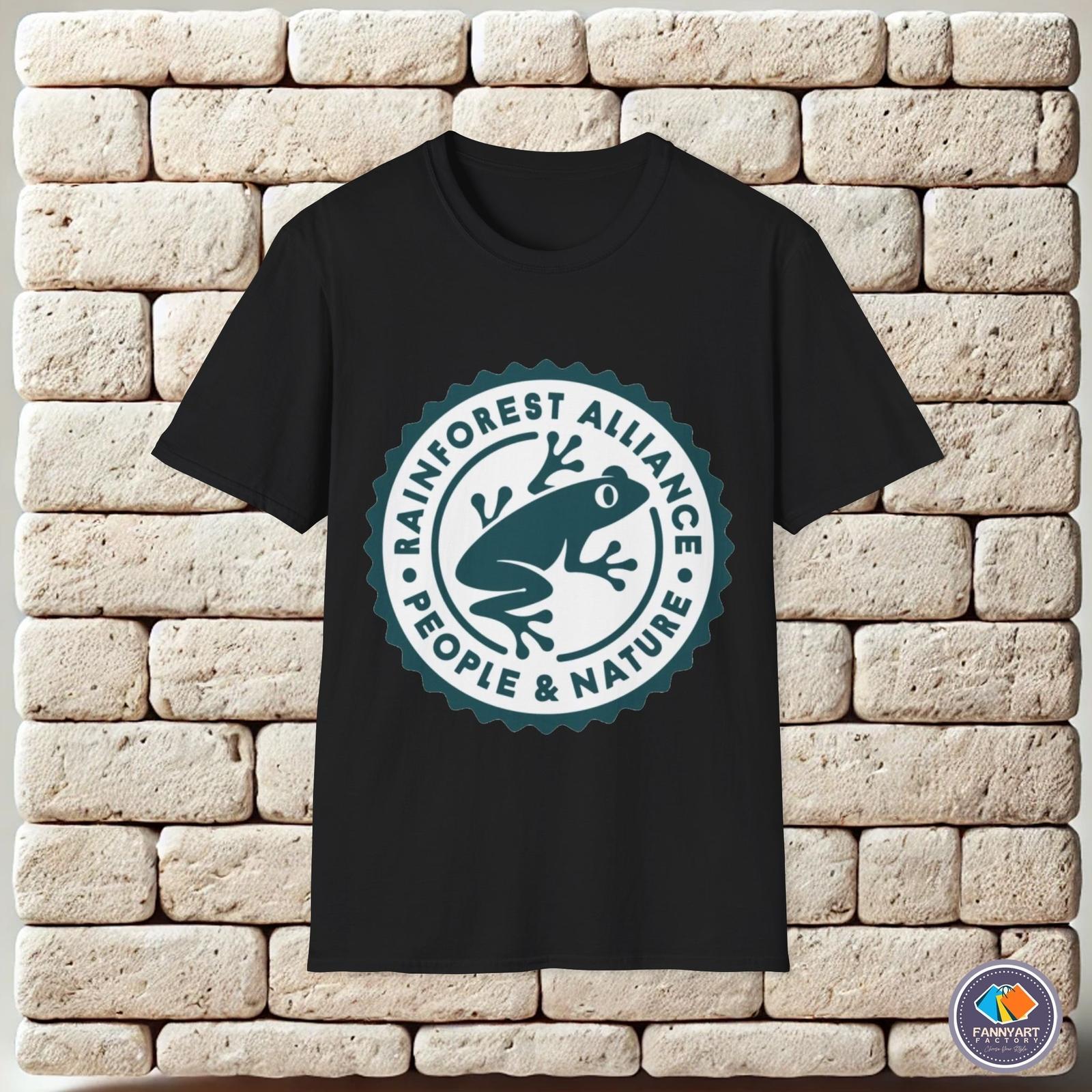 Rainforest Alliance People Nature Logo Unisex T-Shirt M