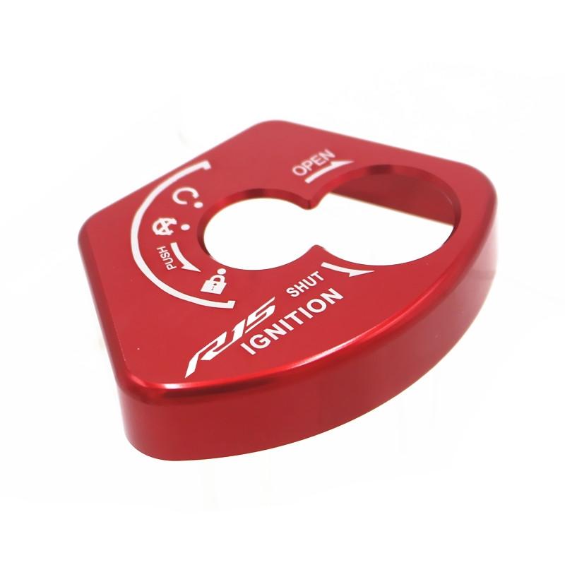 

Мотоцикл R15 V3 ключ зажигания Электрический дверной замок крышка защитная крышка для YAMAHA R15 V3 2017- красный
