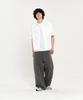 SIGNATURE Multi-Tuck Wide Slacks [Gray Stripe]