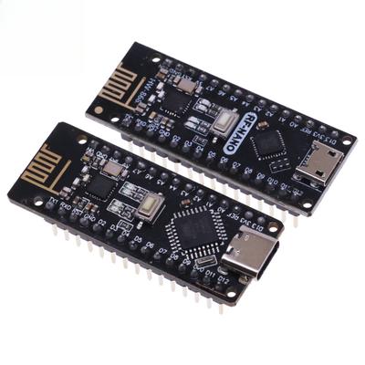 RF-Nano for Arduino Nano V3.0 Type C Nano Board ATmega328P CH340 Integrate NRF24L01+2.4G Wireless Compatible With RF24 Library