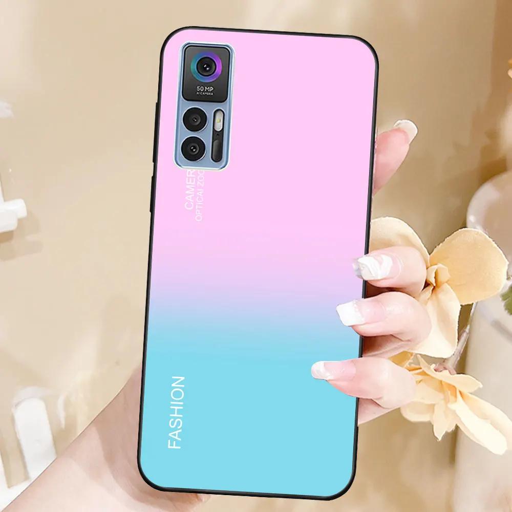 Case For TCL 30 5G Coque TCL 30 Plus TPU Soft Silicone Fashion Phone Funda For TCL 30 Plus Back Cover Case Luxury Capa Bumper