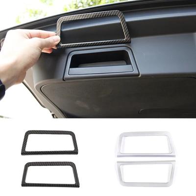 2 Teile/satz ABS CarTailgate Griff Dekorative Rahmen Aufkleber Fit Für Land Rover Range Rover Evoque L551 Auto Zubehör