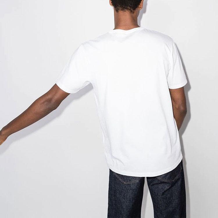 Puma Maison Kitsune Chillax Fox Patch Classic T-Shirt 'White' Men's GU00154KJ0010-P100