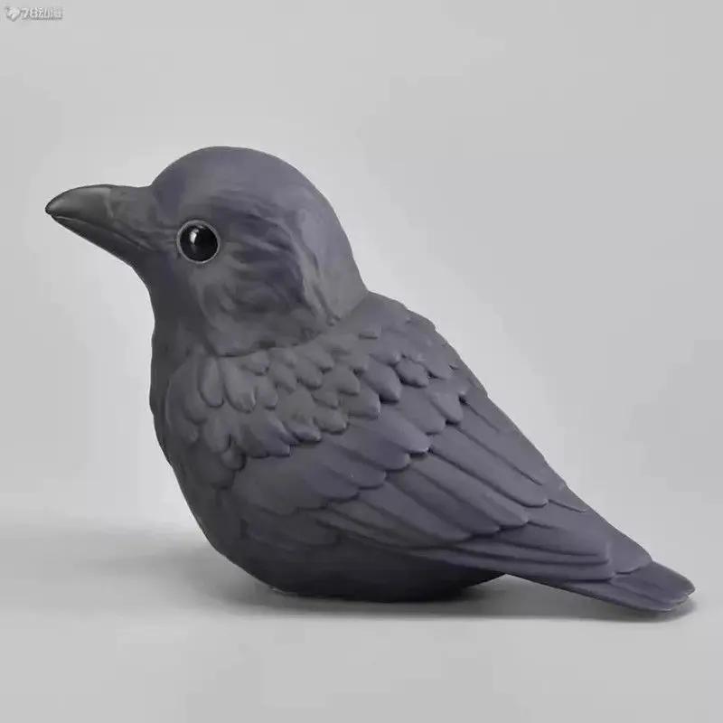 Genuine Gacha Scale Model Dear Little Bird Friends in Your Palm Budgerigars Peony Crows Kingfishers Action Figure Toys