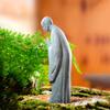 Resin Aquarium Buddha Statue Figurine Indoor Decoration Landscape Standing