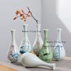 Ceramic Flower Vase Offering Buddha's Zen Intent Vase Buddhist Hall Supplies Temple Decoration Home Decoration Chinese Style