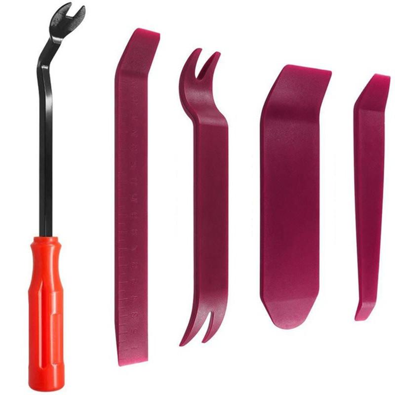 Car Door Clip Removal Tool Kit for Interior Panel Trim and Navigation Blade Disassembly