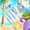 Vízipisztoly Nagynyomású Vízfröcskölő Szikrázó Hatású Húzócsöves Kialakítás Fröcskölős Játék Nyári Harci Játék Gyerekeknek Fiúknak Lányoknak