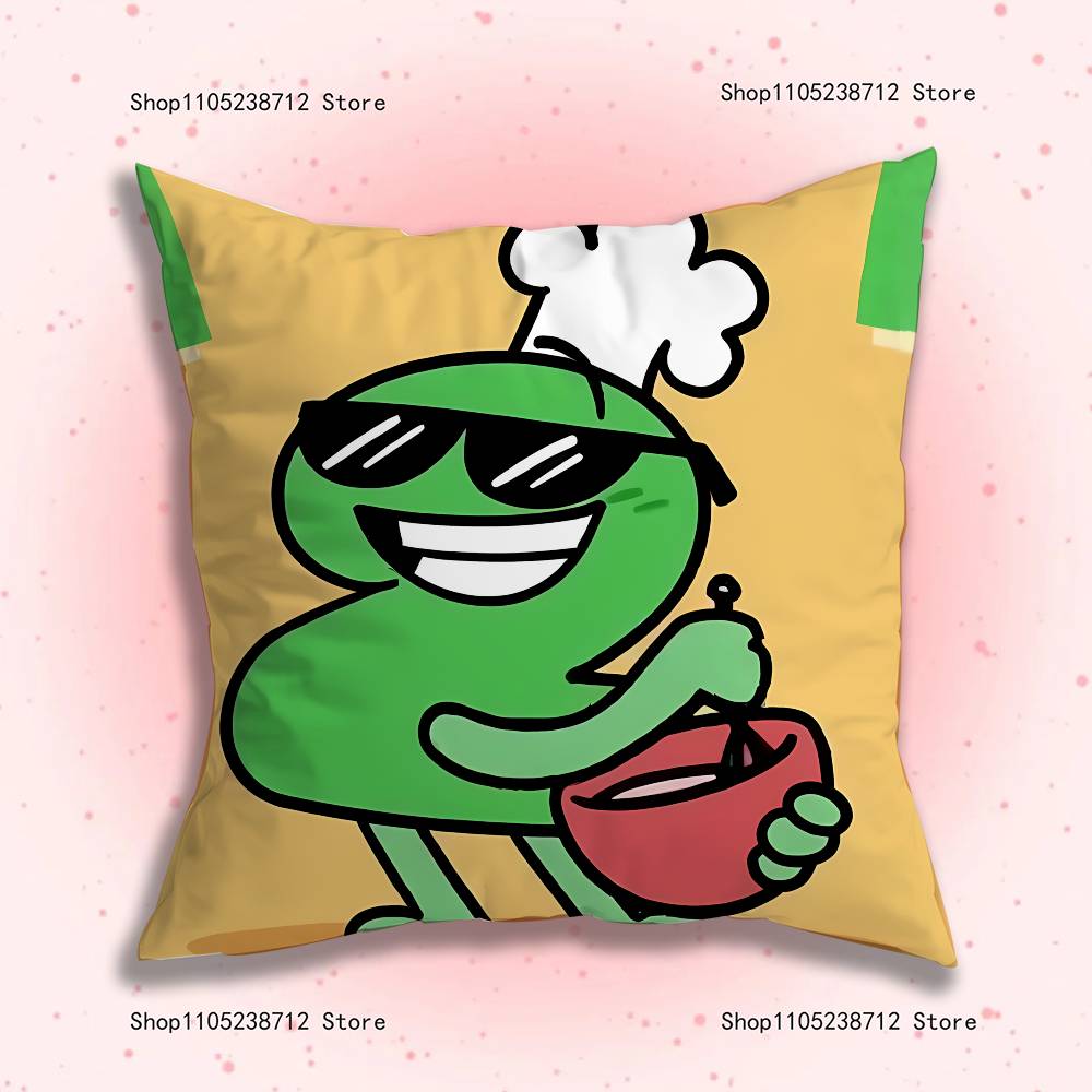 Bfdi B-Battle For D-Dream Islands Pillow Case Cushion Cover Home Decor Birthday Gift Pillowcover