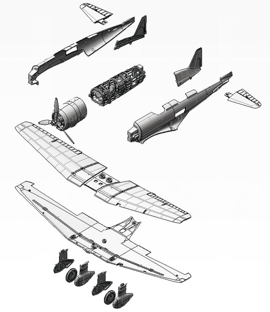 Fine Molds 1/48 Aircraft Series Imperial Japanese Navy Type 98 Land-Based Reconnaissance Aircraft Model 12 Plastic Model FB24