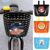Children Kids Plastic Bicycle Storage Scooter Handlebar Student Front Basket Bike Front Carrier Bag Rear Cycling Accessories