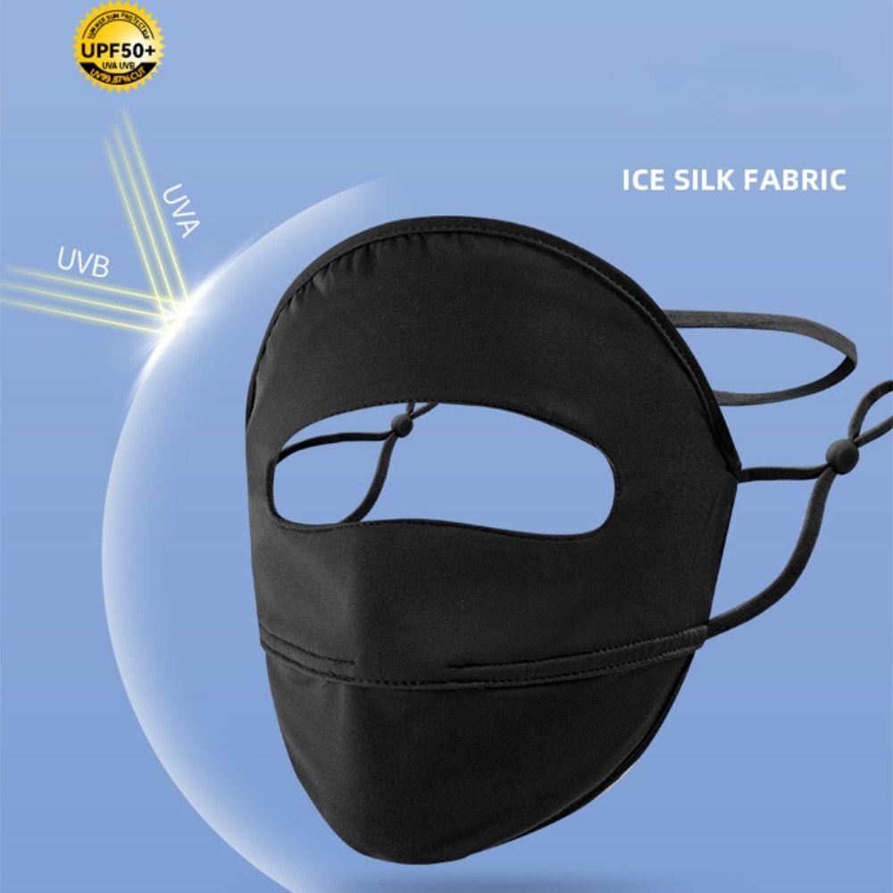 Summer Face Cover Face Mask Face Gini Mask Thin Ice Silk Mask  Cycling