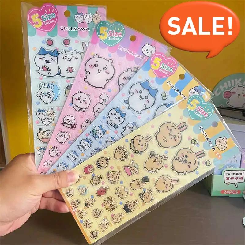 New Chiikawa Sticker Creative Drop Glue Stereo Sticker Cute Decorative Computer With Diy Decorative Stickers Gifts