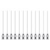 Pack of 12 Long Lastingly Stainless Steel Needle 50mm for Accurate Adhesive Dispensing with Enhancing Flows In DIY Projects