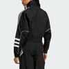 Adidas Originals Cutline Spliced Casual Comfortable Zipper Retro Sports Stand Collar Jacket Women Jacket Black IW5511