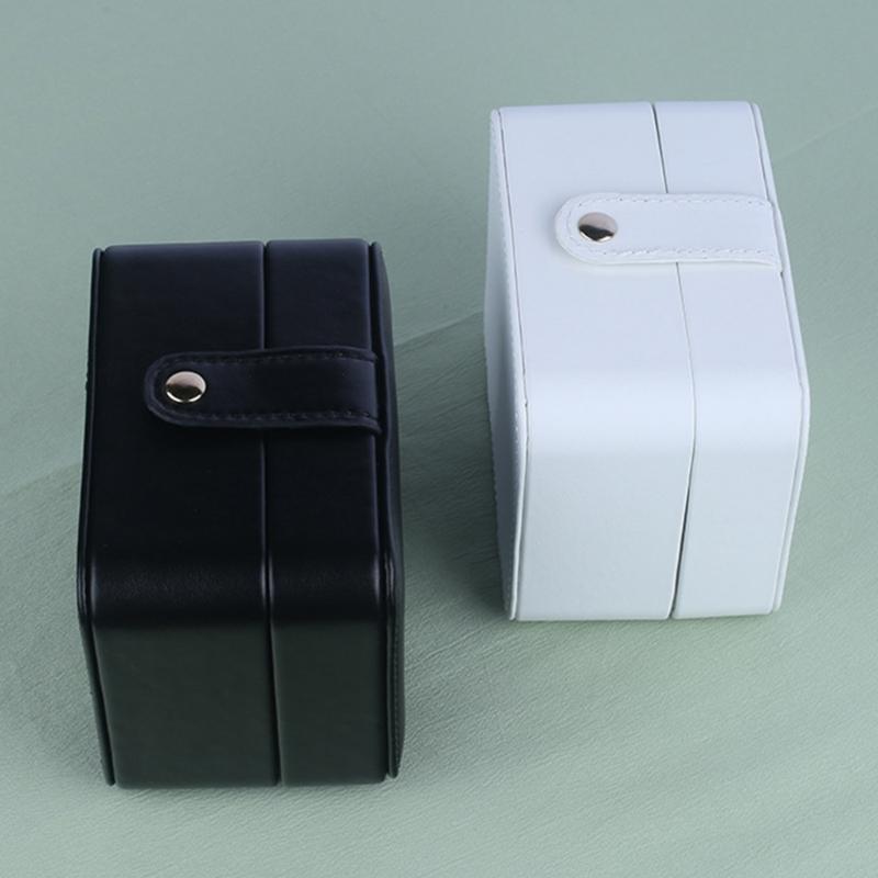 Mini Jewelry Organizers Soft PU Material Jewelry Storage Organizers Jewelry Storage Box Drawers Jewelry Box for Earrings