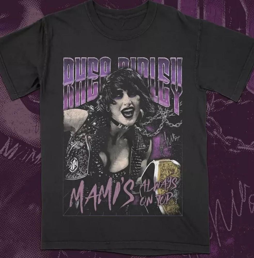 

Риа Рипли Мами Всегда на вершине Классическая футболка Хлопковая футболка унисекс Все размеры 4XL