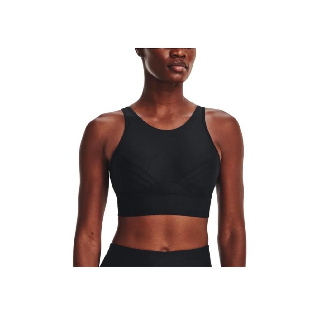 Under Armour Infinity Solid Medium Intensity Sports Bra Women Underwear Black 1376883-001