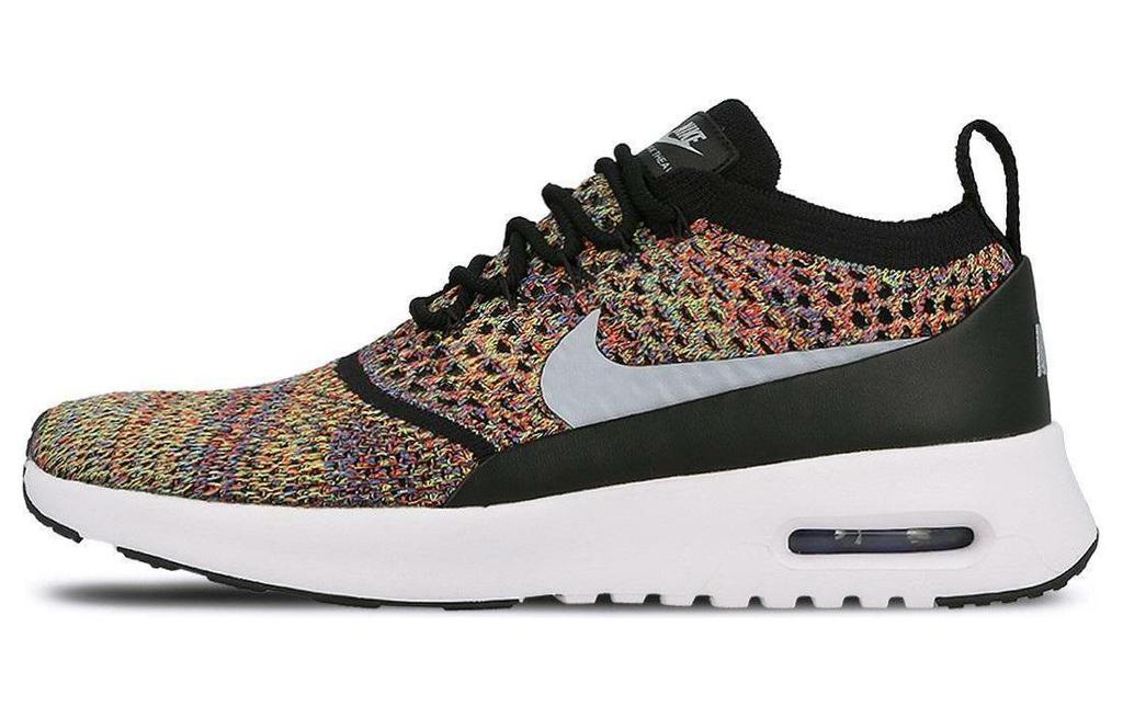 Nike Air Max Thea Bequem Runde Zehenpartie Niedrig geschnitten Laufschuhe Damen Schwarz 881175-600