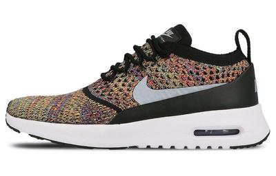 Air Max Thea Comfortable Round Toe Low Top Running Shoes Women's Black 881175-600