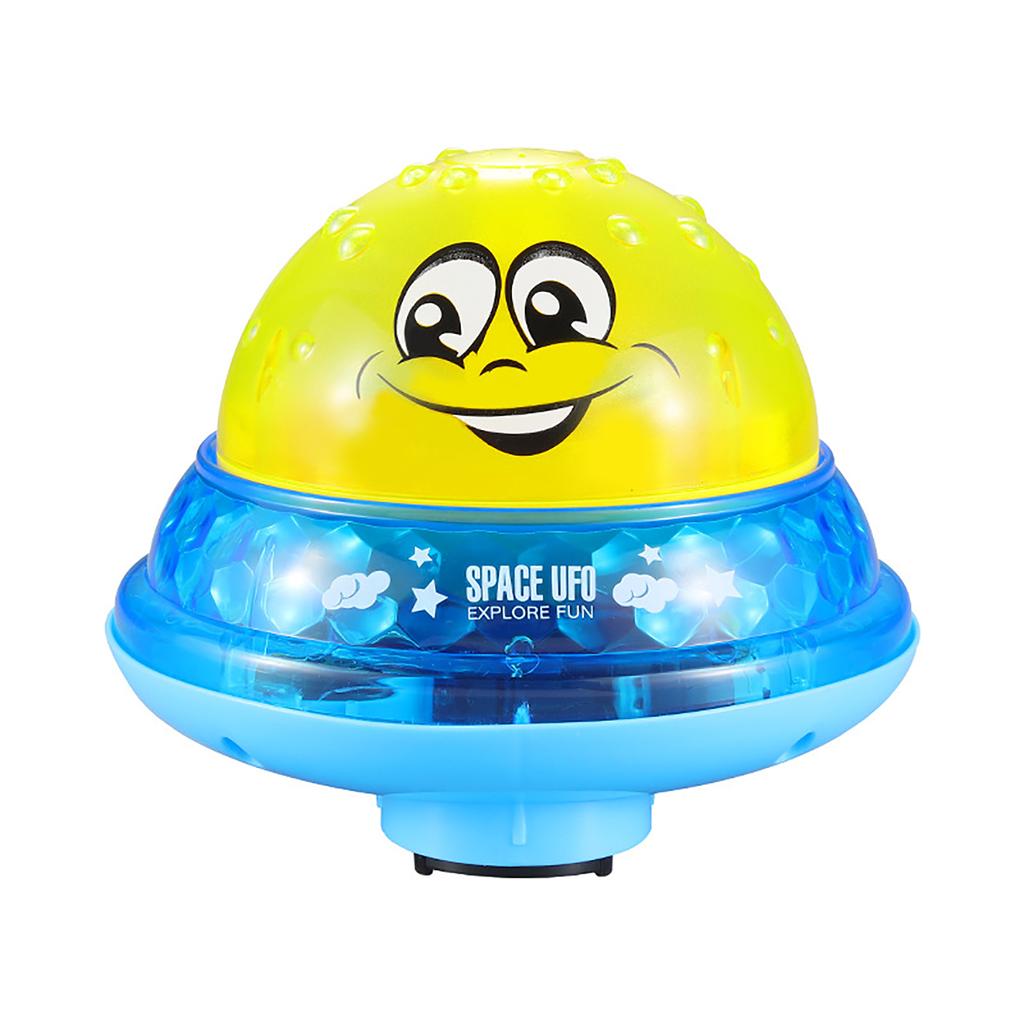 Children's Electric Amphibious Induction Water Spray Ball Toy, Water Play Light Music Battery Comes with It
