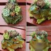 Durable Resin Frog Succulent Plant Pots Breathable Cute Frog Flower Pot Realistic Thickened Plant Planter Garden