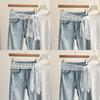 White Lace Mesh Waist Belt Hollow Out Embroidery Waist Chain For Women Summer Dress Jeans Decorative Belt