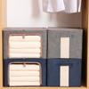 Large Capacity Clothing Sorting Box Clear Window Clothes Blanket Organizer  Wardrobe Storage