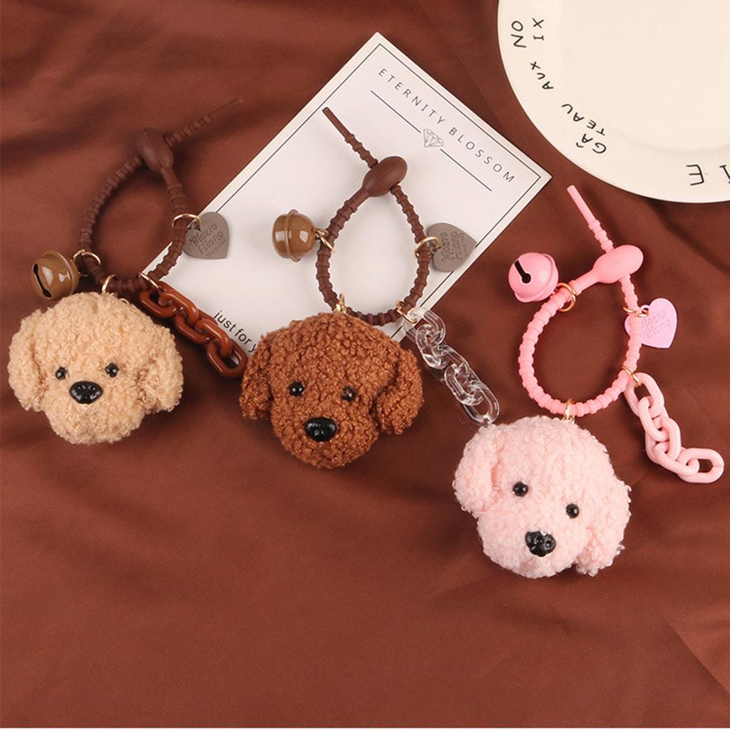 Simulated Bread Chocolate Maillard Leather Woven Rope Design Exquisite Creative Chain Student Backpack Ornamen Bag Charm