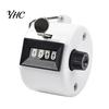 Sports Clicker Counter Metal Hand Tally with 4 Digit Display No Supplies Battery Required Compact Size Portable Mechanical Four-Digit