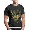 Horusfalke Druck Baumwolle Mode T-Shirts Ägyptische Mythologie Altes Ägypten Götter Atum Osiris Herren Streetwear