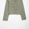 European and American Women's Clothing Popular Fashion Button Decoration Slim Jacket