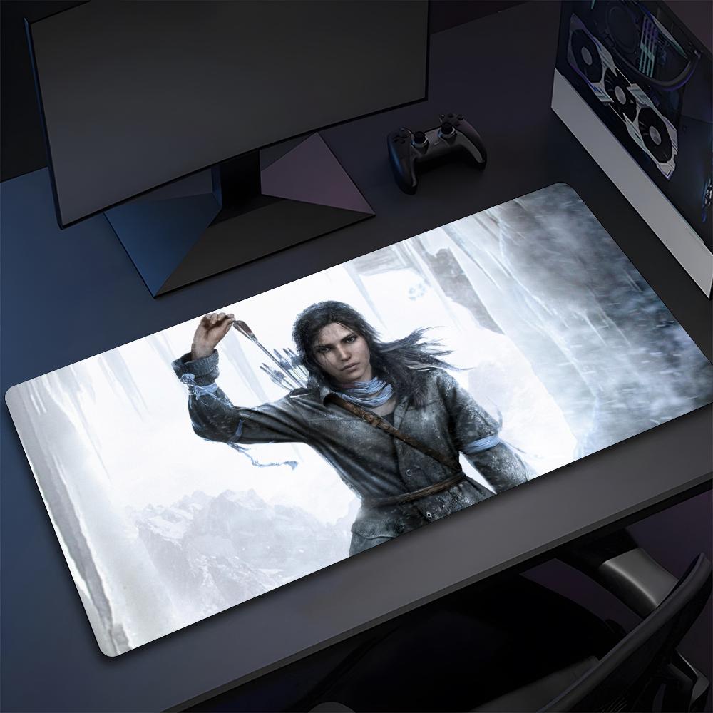 Rise Of The Tomb Raider Game Mouse Pad High Quality Natural Rubber Mouse Pad The Most Professional Washable Laptop Mouse Pad