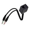 Female RJ9 To Male 3.5mm Plug Headset Adapter Telephone Headphone Adapter