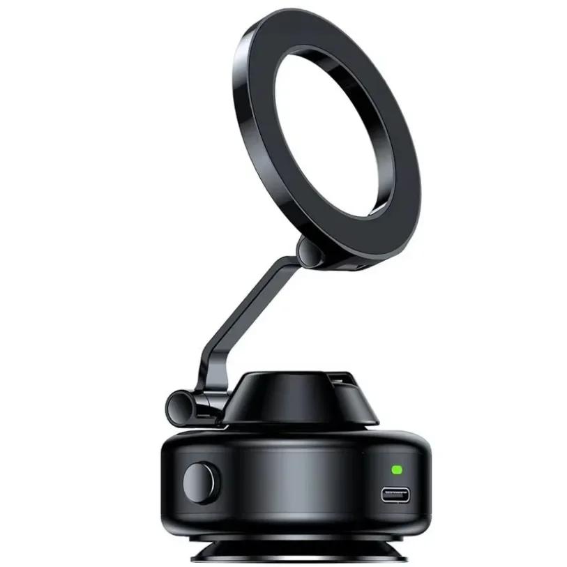 Fully Automatic Adsorption Bracket Foldable Navigation Stand Anti-shake Vacuum 360 Degree Rotating Magnetic Car Phone Holder