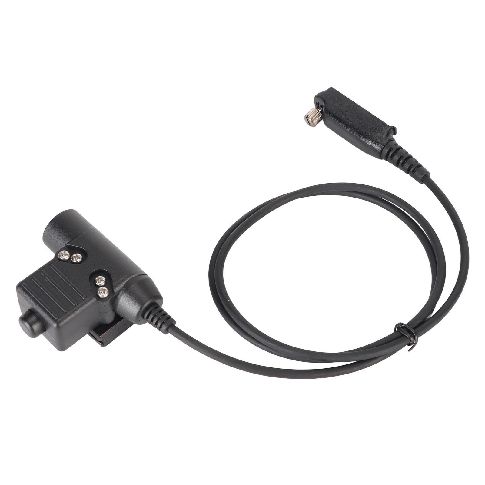 

U94 PTT Push to Talk Adapter Walkie Talkie Headset Connector Cable for Sepura Stp8000 Stp8030 Stp8035 Stp8038 Radio