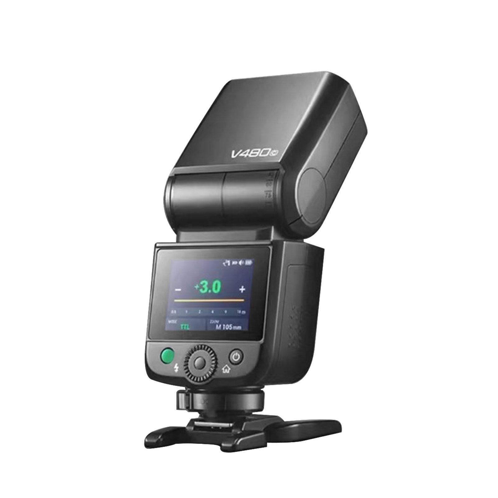 

Wireless Camera Flash with 2.8 Touchscreen Adjustable Head Support ETTL High Speed Trigger System JP Plug