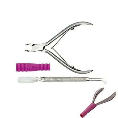 Utsumi Cuticle Nipper Metal Pusher with Cap Set (C103) + (P011)