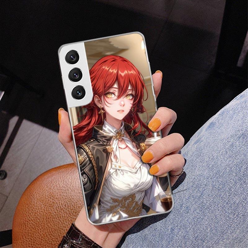Honkai Star Rail Himeko Phnoe Case for Samsung Galaxy S26 S25 Edge S23 S24 Ultra S22 Plus S21 S20 FE Unique Cover Soft Coque Gal