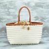 Dragon Diffusion Genuine Leather Woven French Basket Bag 