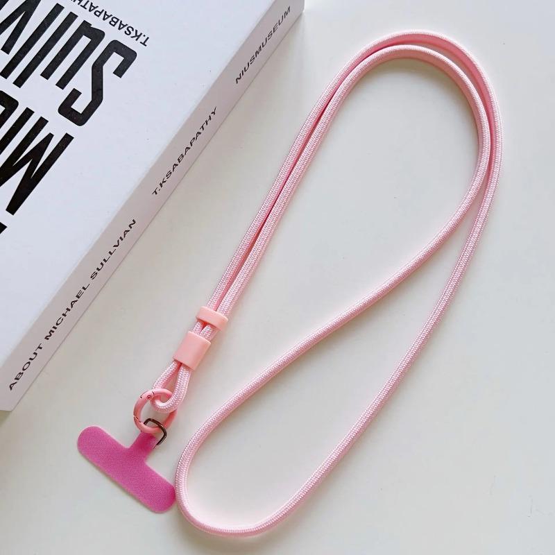 Universal Crossbody Phone Lanyard Neck Strap with Keychain Charm Durable Soft Lanyard for Phone Keys Card Holder Daily Accessories