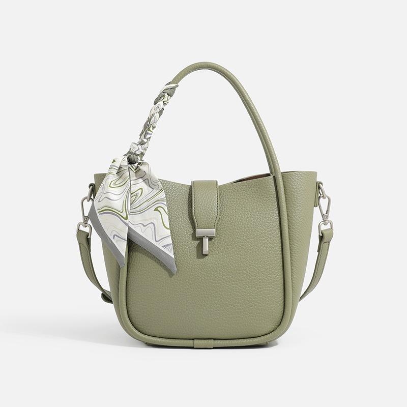 Leather Women's Bags, New Work Large-capacity Commuter Tote Bags, Textured Versatile Handbags, Shoulder Messenger Bags.