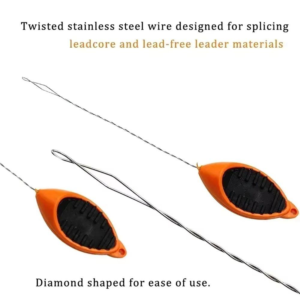 1Pcs Easy Spllce Rigging Needle Plastic Fishing Tackle  for Carp Leadcore Leader