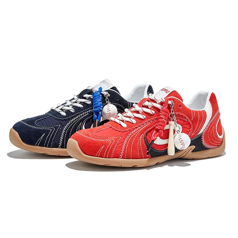 Fashion Women's Sneakers Shoes 2025 New Non-slip Casual German Training Shoes For Women Large Size Color Matching Flat Female Shoes