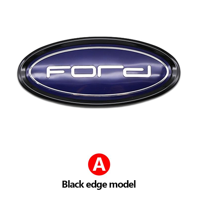 Auto Replacement Parts 9.5cm 11.5cm 13cm ABS Front Hood Rear Trunk Emblem Badge For Ford Focus Mondeo Ranger Fiesta Escape Kuga