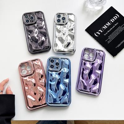 Electroplated Meteorite Pattern Case for iPhone 16 Pro Max, Compatible with Apple 17, New 14/15, Niche High-end Feel