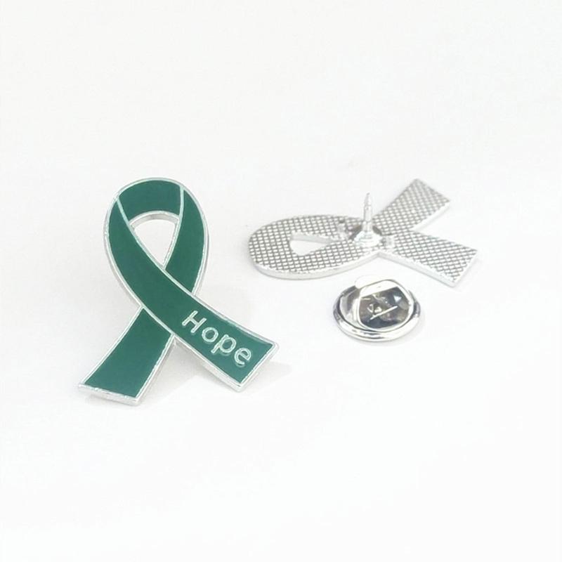 Stylish Hope Letter Ribbon Brooch Versatile Ribbon Pin Gift for Everyday Wear and Gift Giving In Sturdy Alloy Design