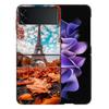 Eiffel Tower Art Phone Case For Samsung Z Flip 6 7 5G Galaxy Z Flip 5 4 3 5G Cases Shockproof Hard Cover TPU